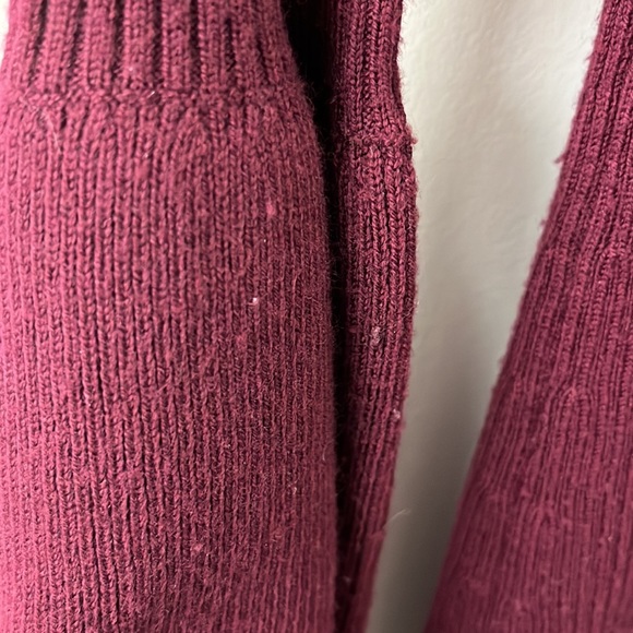 Burgundy Club Monaco Wool Sweater Dress - Picture 6 of 6